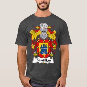 Camiseta Santillan Casaco do Armamento Familiar Crest