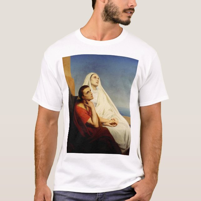 Camiseta Santo Agostinho e Santa Mônica (Frente)