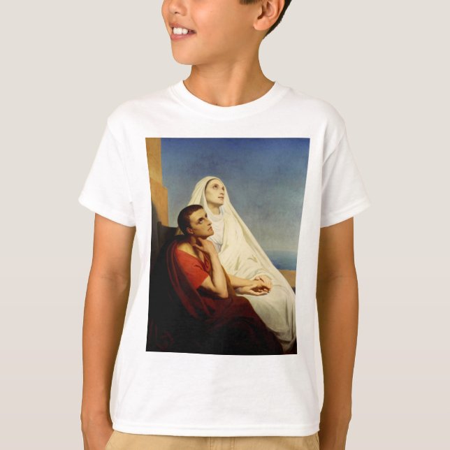 Camiseta Santo Agostinho e Santa Mônica (Frente)