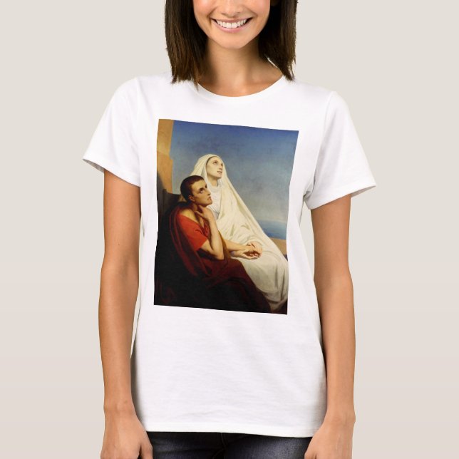 Camiseta Santo Agostinho e Santa Mônica (Frente)