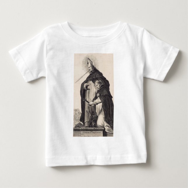 Camiseta Santo Albert o Excelente e santo Thomas Aquinas (Frente)