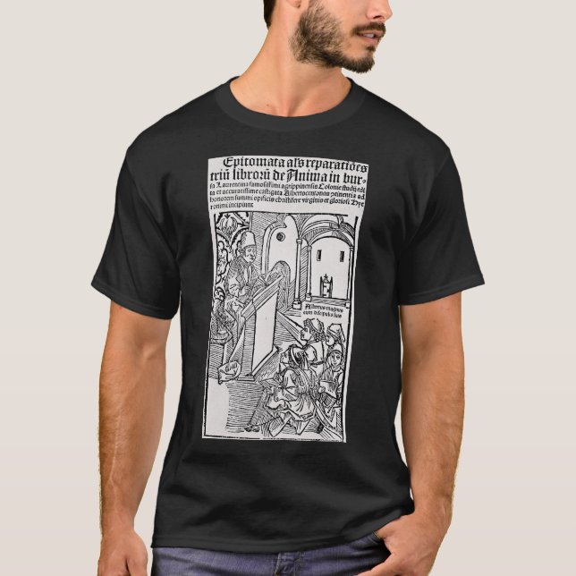 Camiseta Santo Albertus Magnus Doutor da Igreja (Frente)