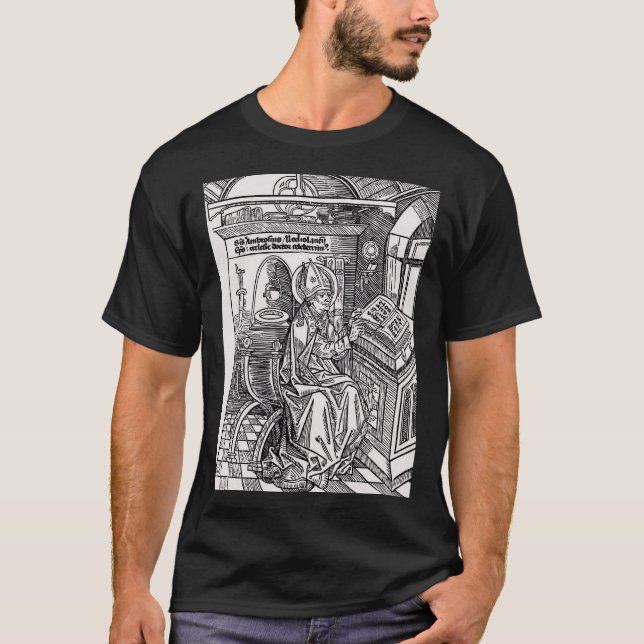Camiseta Santo Ambrose de Milão (Frente)