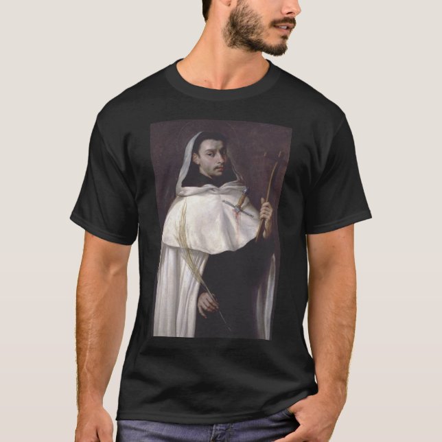 Camiseta Santo Anjo de Jerusalém Mártir e Pregador (Frente)