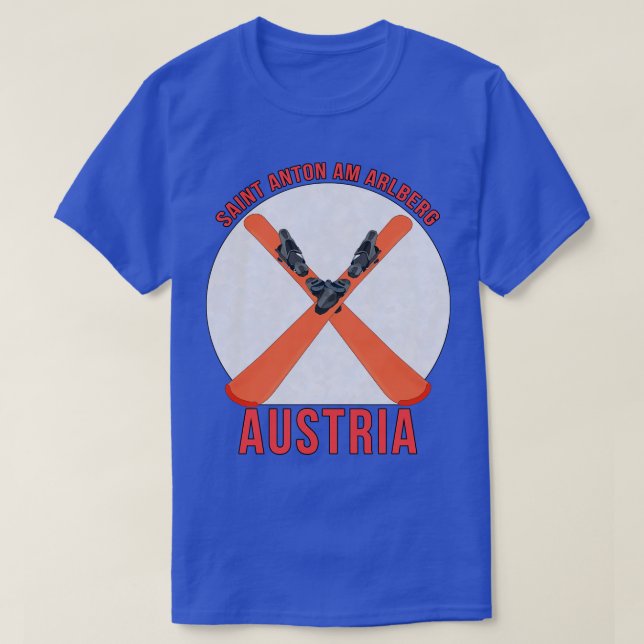 Camiseta Santo Anton am Arlberg Áustria (Frente do Design)
