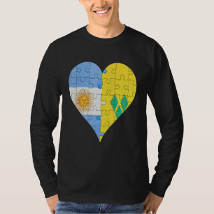Camiseta Santo argentino Vincentian Flag Heart