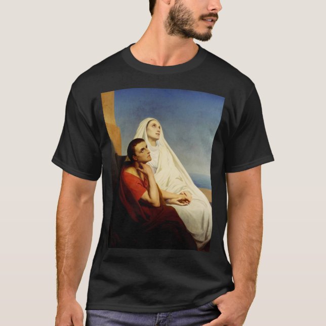 Camiseta Santo Augustine e Santo Monica (Frente)