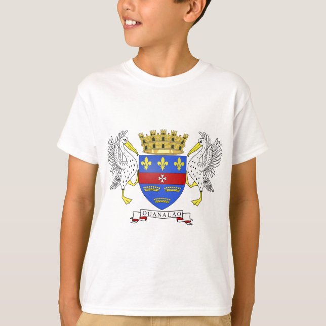 Camiseta Santo Barthelemy Casaco de Armas (Frente)