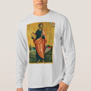 Camiseta Santo Bartholomew ícone ortodoxo do postle