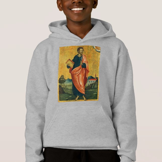 Camiseta Santo Bartholomew ícone ortodoxo do postle (Frente)