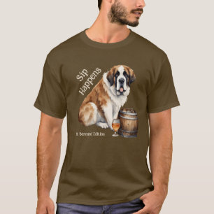 Camiseta Santo Bernard Dog Sip Acontece