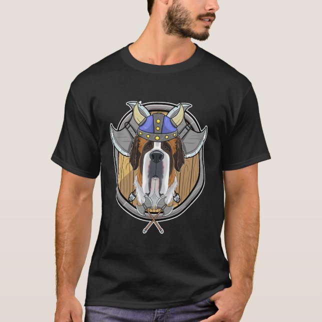Camiseta Santo Bernard I Valhalla I Viking (Frente)