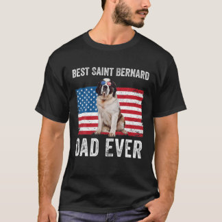 Camiseta Santo Bernard Pai American Flag Rua Bernard Do