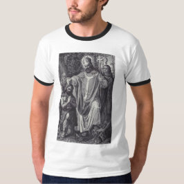 Camiseta Santo Boniface Inglês Benedictine monge