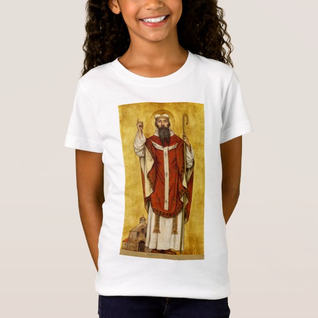 Camiseta Santo Bonifácio de Mainz - Padroeiro dos Educadore (Frente)