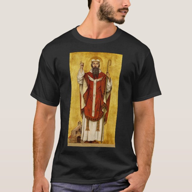 Camiseta Santo Bonifácio de Mainz - Padroeiro dos Educadore (Frente)