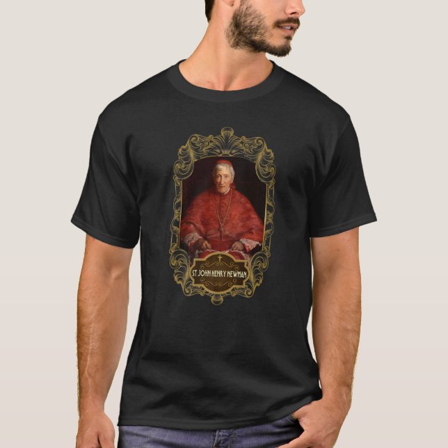Camiseta Santo Católico do Movimento John H Newman Oxford (Frente)