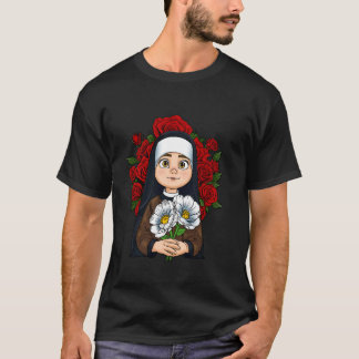 Camiseta Santo Católico St Therese de Lisieux Para Cristão