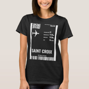 Camiseta Santo Croix Ilhas Virgens Americanas a Bordo Airli