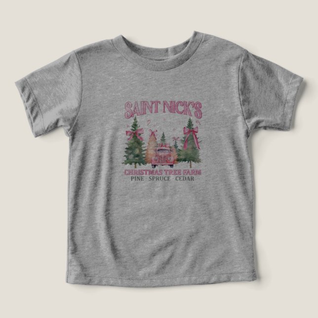 Camiseta "Santo da Fazenda da árvore do Nick" (Design frontal)