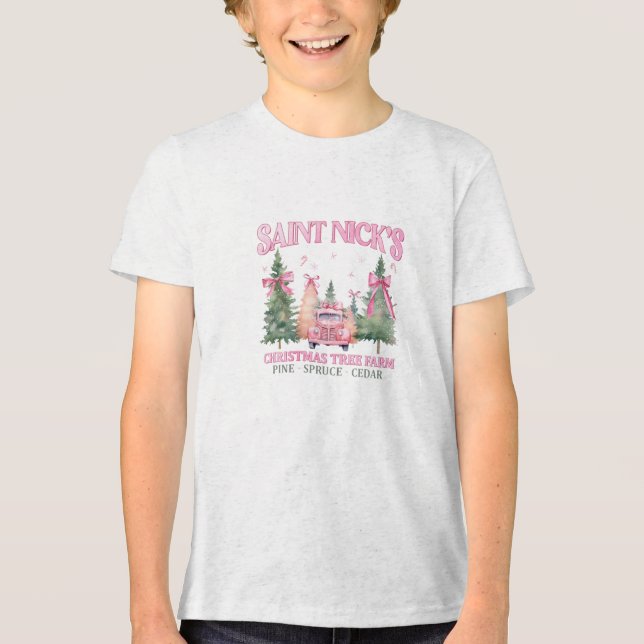 Camiseta "Santo da Fazenda da árvore do Nick" (Frente)
