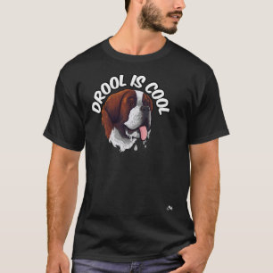 Camiseta Santo de cão Bernard Drool é Santo Legal Bernard D