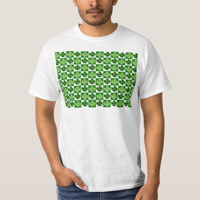 Camiseta Santo de trevas verdes de quatro folhas de Slipper (Frente)