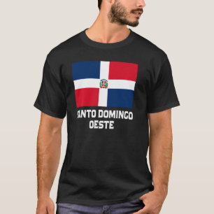 Camiseta Santo Domingo Oeste República Dominicana Emblem Es