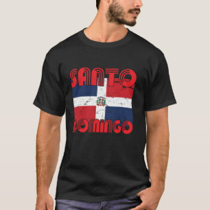 Camiseta Santo Domingo República Dominicana Bandeira Mães d