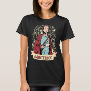 Camiseta Santo Drogo Café Banquete Dia do Café Santo Patrão