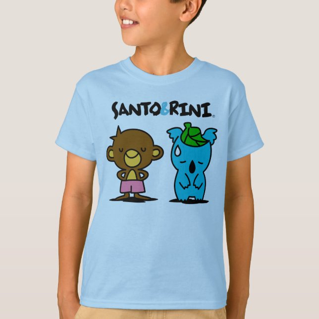 Camiseta Santo e T dos miúdos de Rini (Frente)