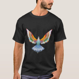 Camiseta Santo Espírito Dove Louvando Jesus Pentecoste Colo