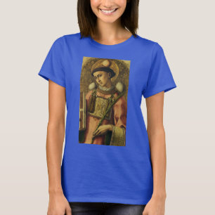 Camiseta Santo Estêvão o Protomártir Iconografia de Arte Er