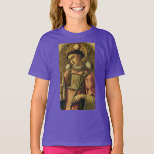 Camiseta Santo Estêvão o Protomártir Iconografia de Arte Er