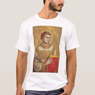Camiseta Santo Estêvão por Giotto Reprodução de Arte Fina