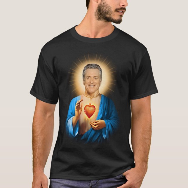Camiseta Santo Gavin Newsom Prayer (Frente)