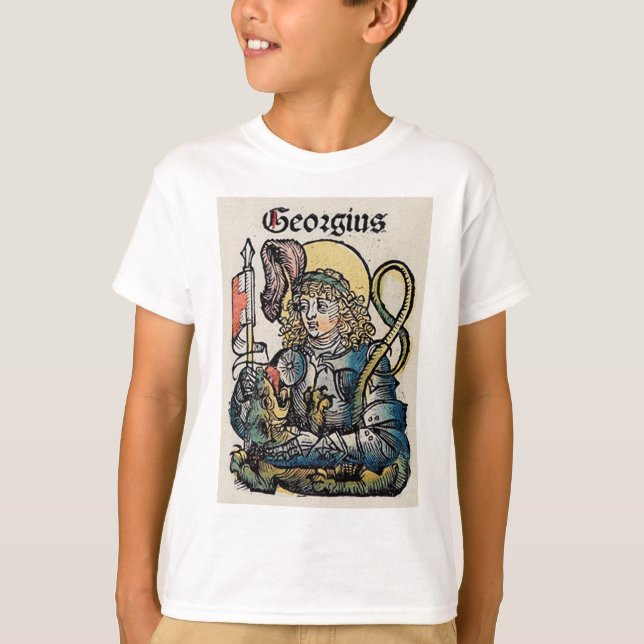 Camiseta Santo George Patron, Inglaterra (Frente)