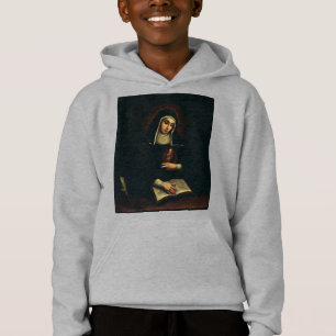 Camiseta Santo Gertrude o alemão Excelente Benedictine
