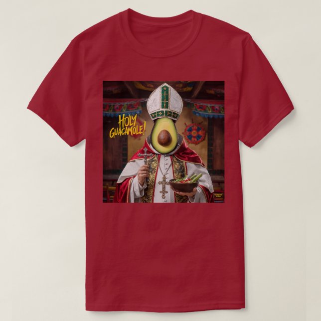 Camiseta Santo Guacamole! (Frente do Design)