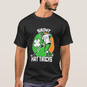 Camiseta Santo Hat Tricks Hockey Shamrock St Patrick suns