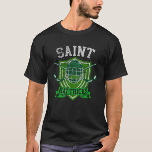Camiseta Santo Hat Truques Ruas de hóquei Homens do Dia de 