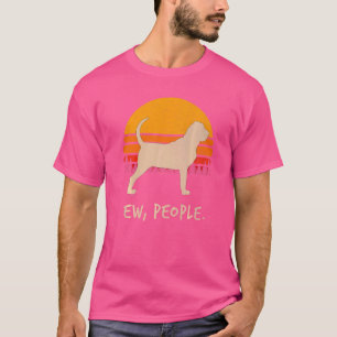 Camiseta Santo Hubert's Dog Bloodhound Retro 26