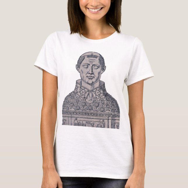 Camiseta Santo Januarius de Benevento Bishop e Martyr (Frente)