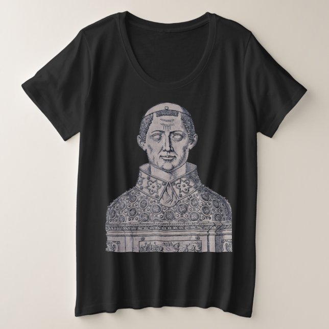 Camiseta Santo Januarius de Benevento Bishop e Martyr (Frente do Design)