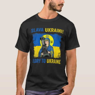 Camiseta Santo Javelin Slava Ucraniano Glória À Ucrânia 