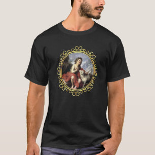 Camiseta Santo João Batista Pintura Jesus Agnus Dei Ca