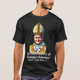 Camiseta Santo João Paulo II Citações Católicas 9