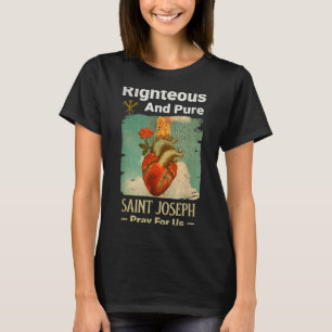 Camiseta Santo José Católico, Padroeiro dos Pais, Reze