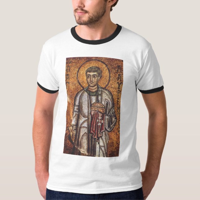 Camiseta Santo Lawrence, o mártir (Frente)