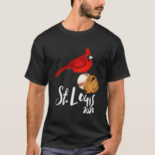 Camiseta Santo Louis Red Cardinal Vestido 2021 Art E Baseba